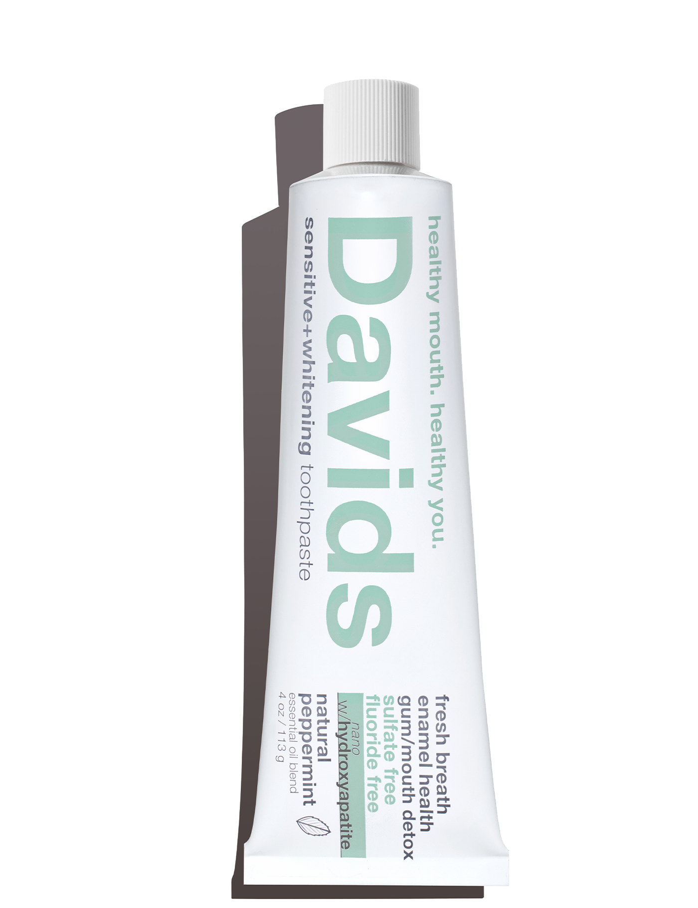Davids Sensitive+Whitening Nano-Hydroxyapatite/ Natural Peppermint / 4 oz