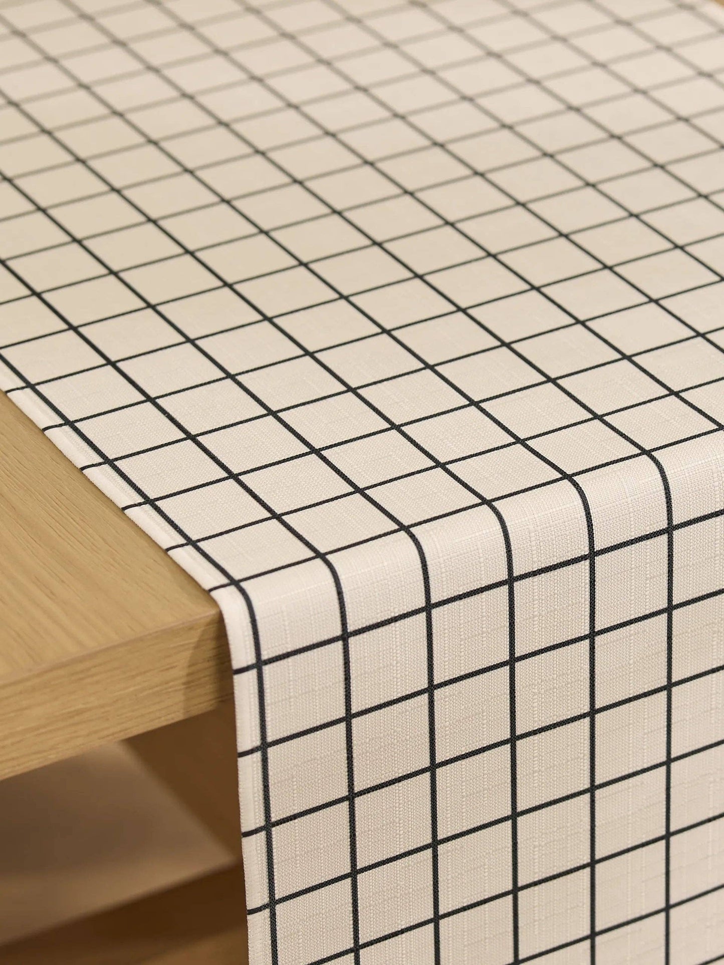 Metro Grid Table Runner: Small - 16" x 60"