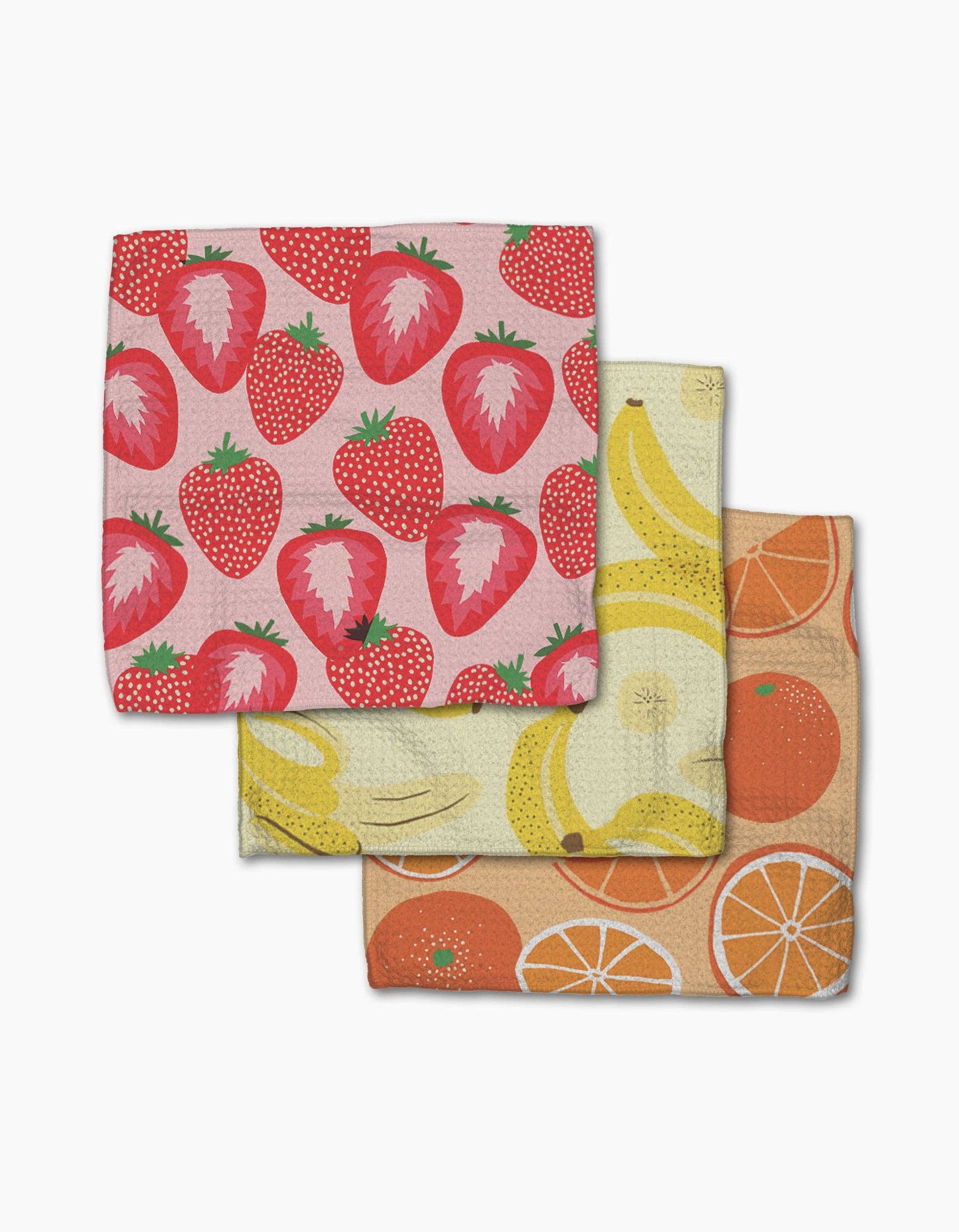 Favorite Fruit Dishcloth Set of 3