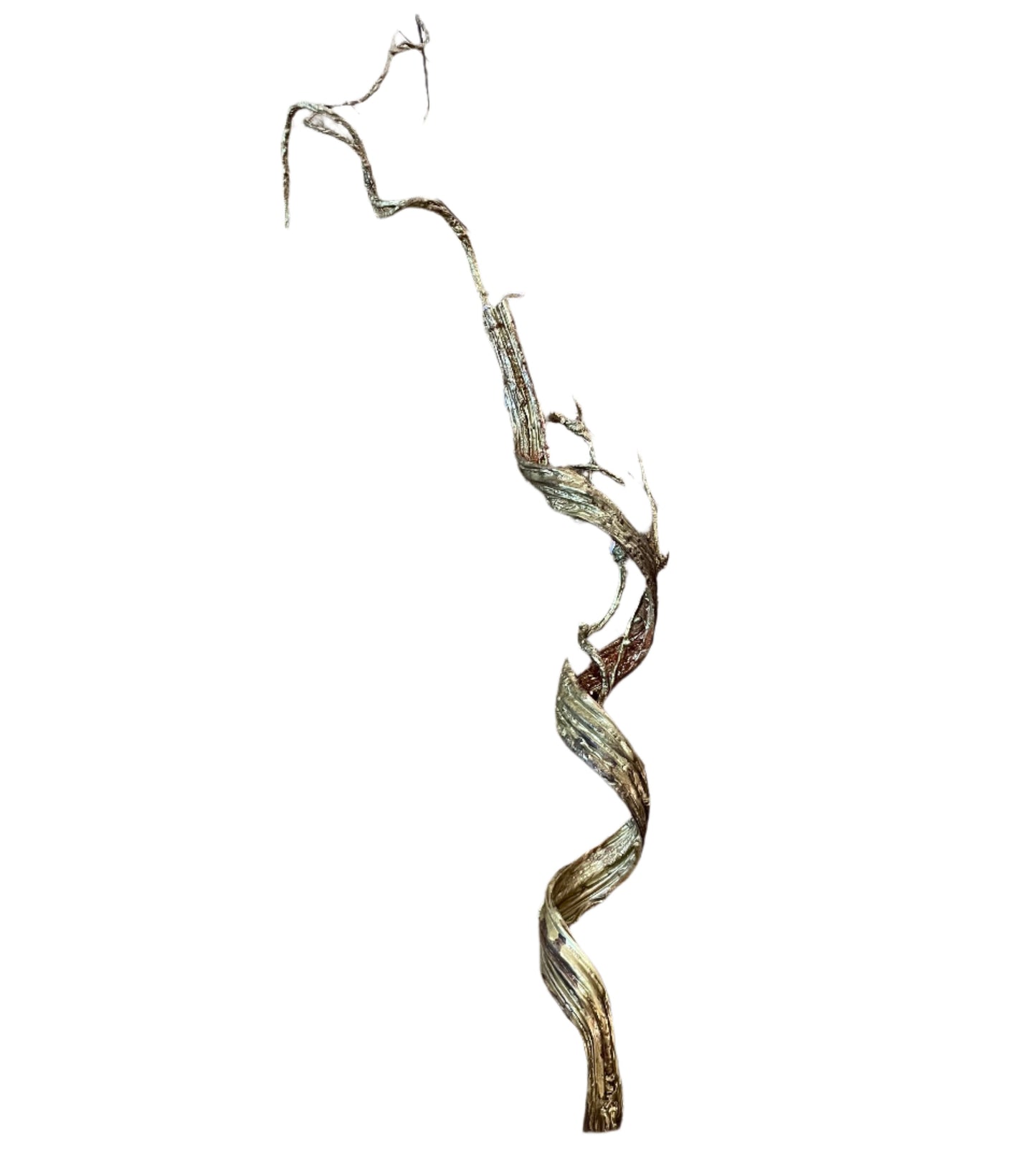 4" Staghorn Garland Gold