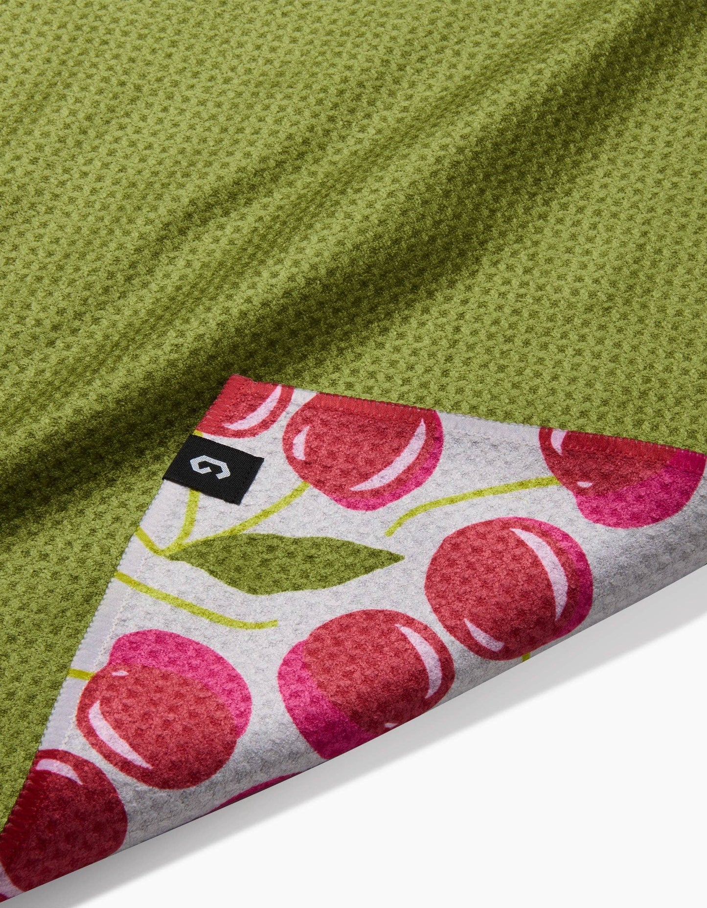 Cherry Chic Double-Sided Tea Towel
