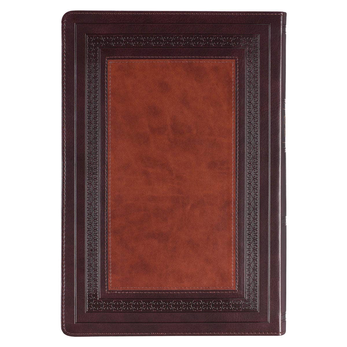 KJV Study Bible LP Faux Leather, Burgundy/Toffee