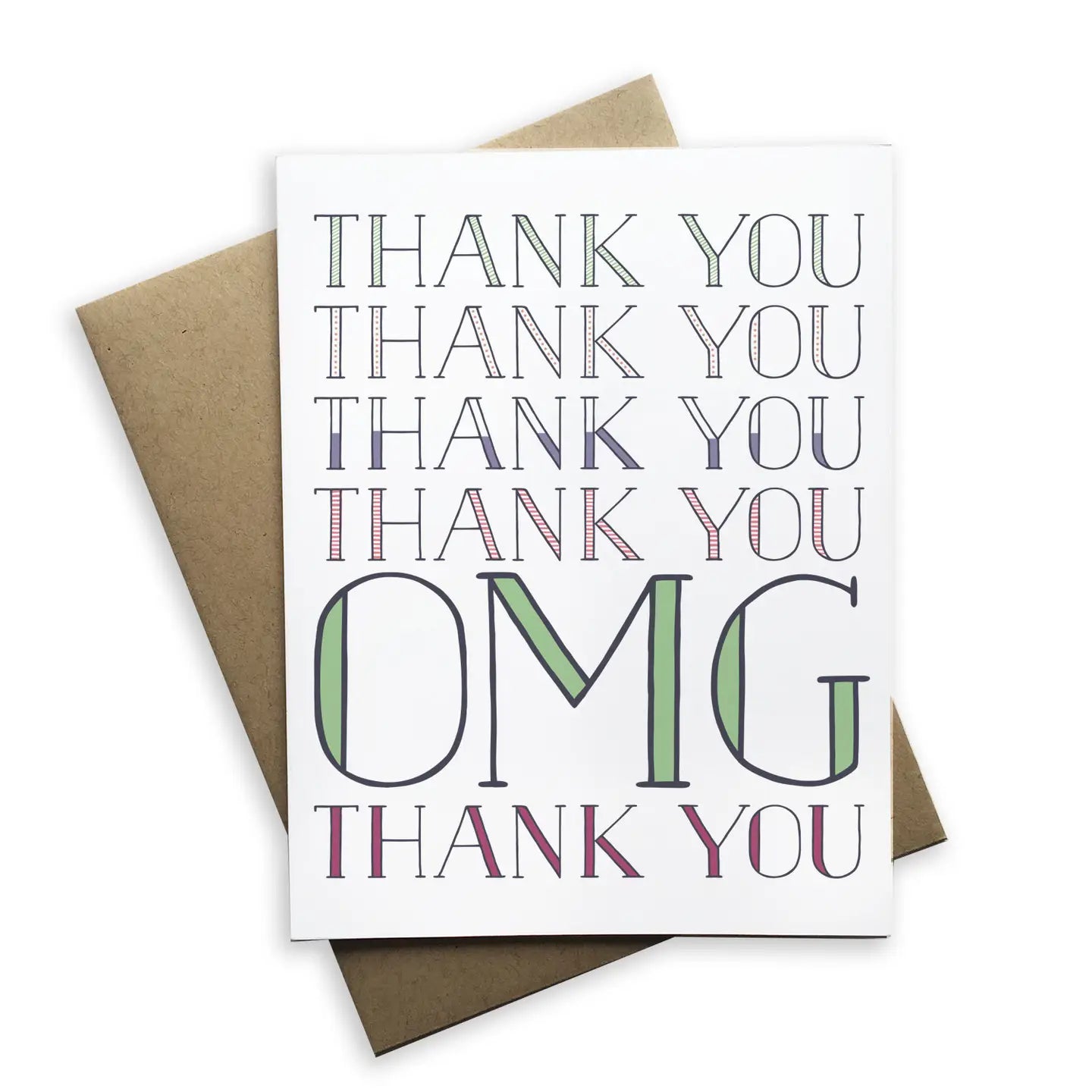 OMG Thank You Card