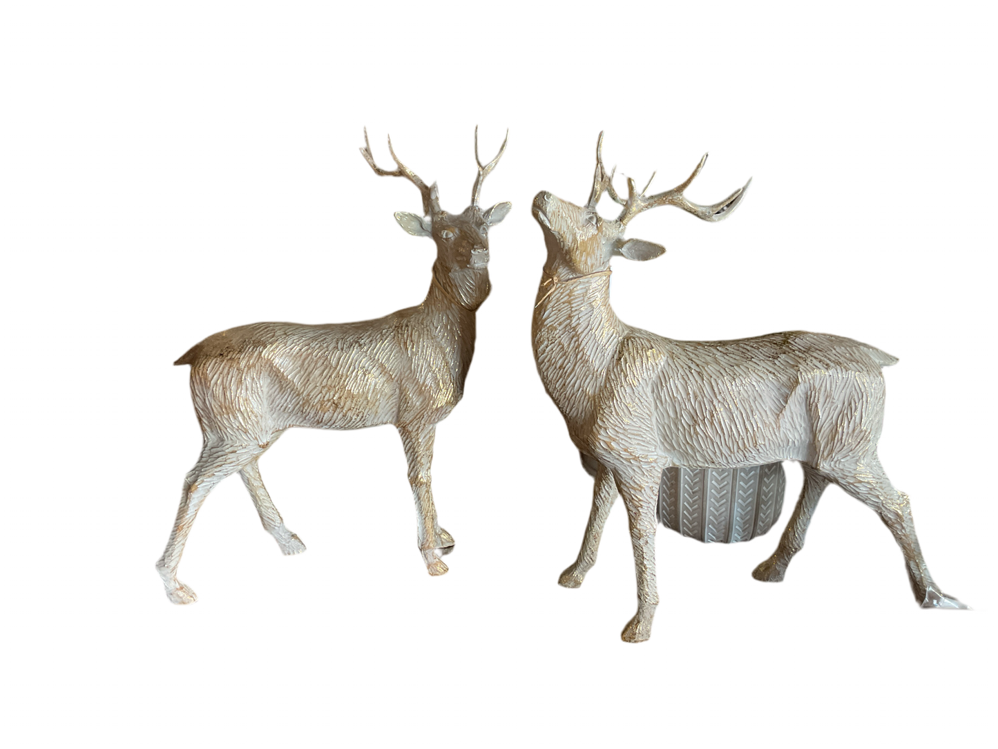 Standing Deer 14.25" Gold