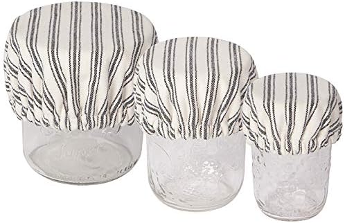 Bowl Cover Mini Set/3 Ticking