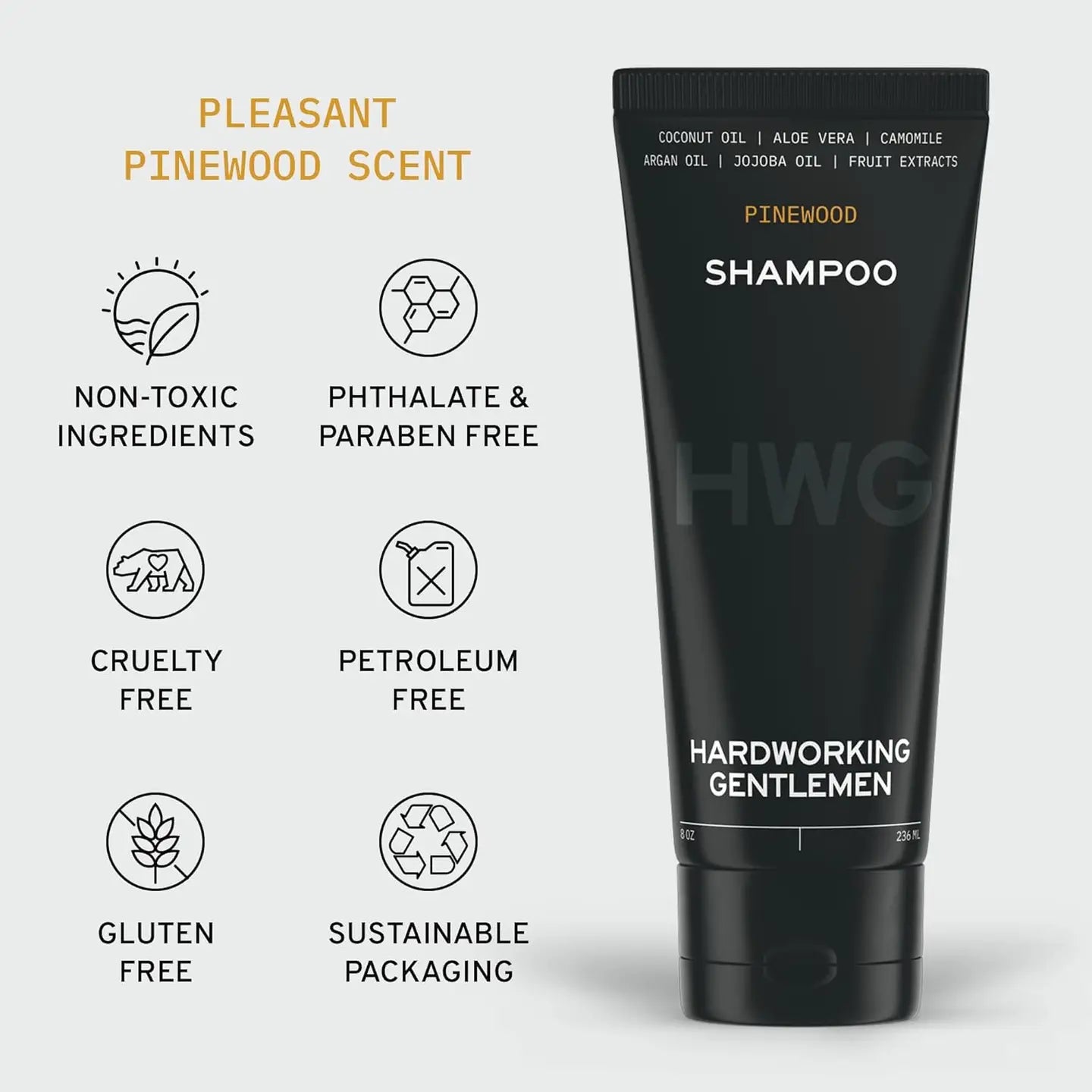 Men’s Shampoo-Pinewood Scent