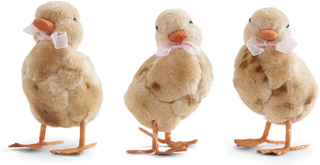 5 Inch Fluffy Ducklings, Tan