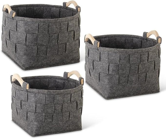 Black Large Basket