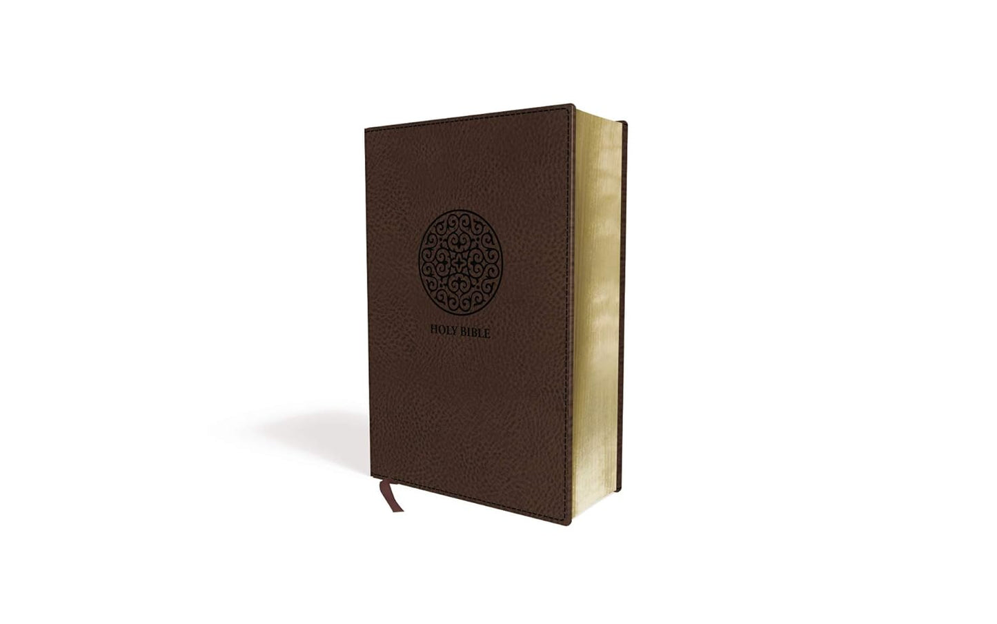 NIV, The Message, Parallel Bible, Leathersoft, Brown - by Zondervan (Leather Bound)