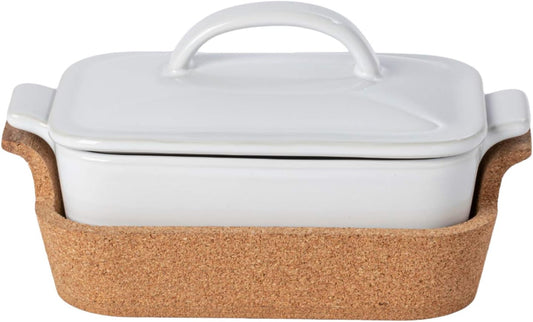 Ensemble Covered Casserole with Cork Tray 10"