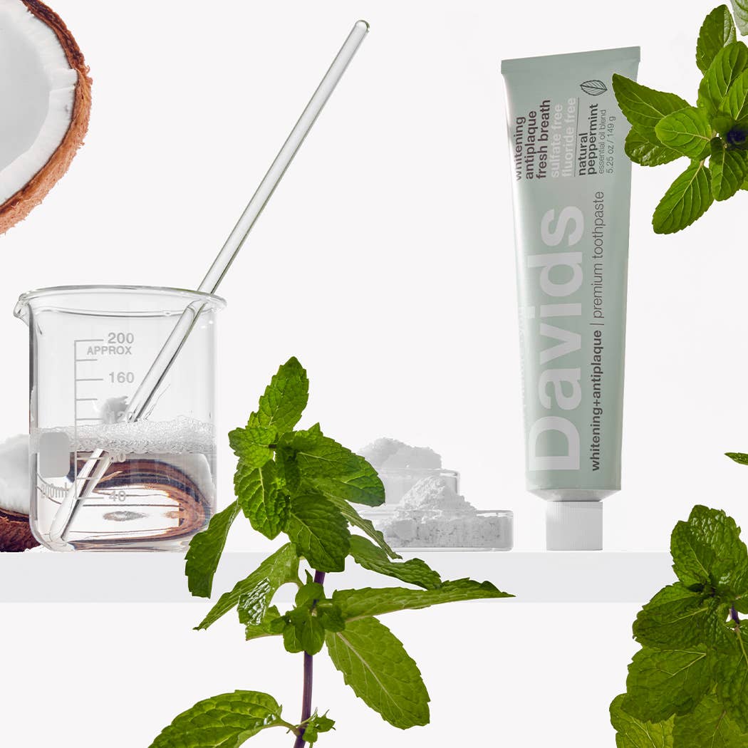 Davids Whitening+ Antiplaque / Natural Peppermint