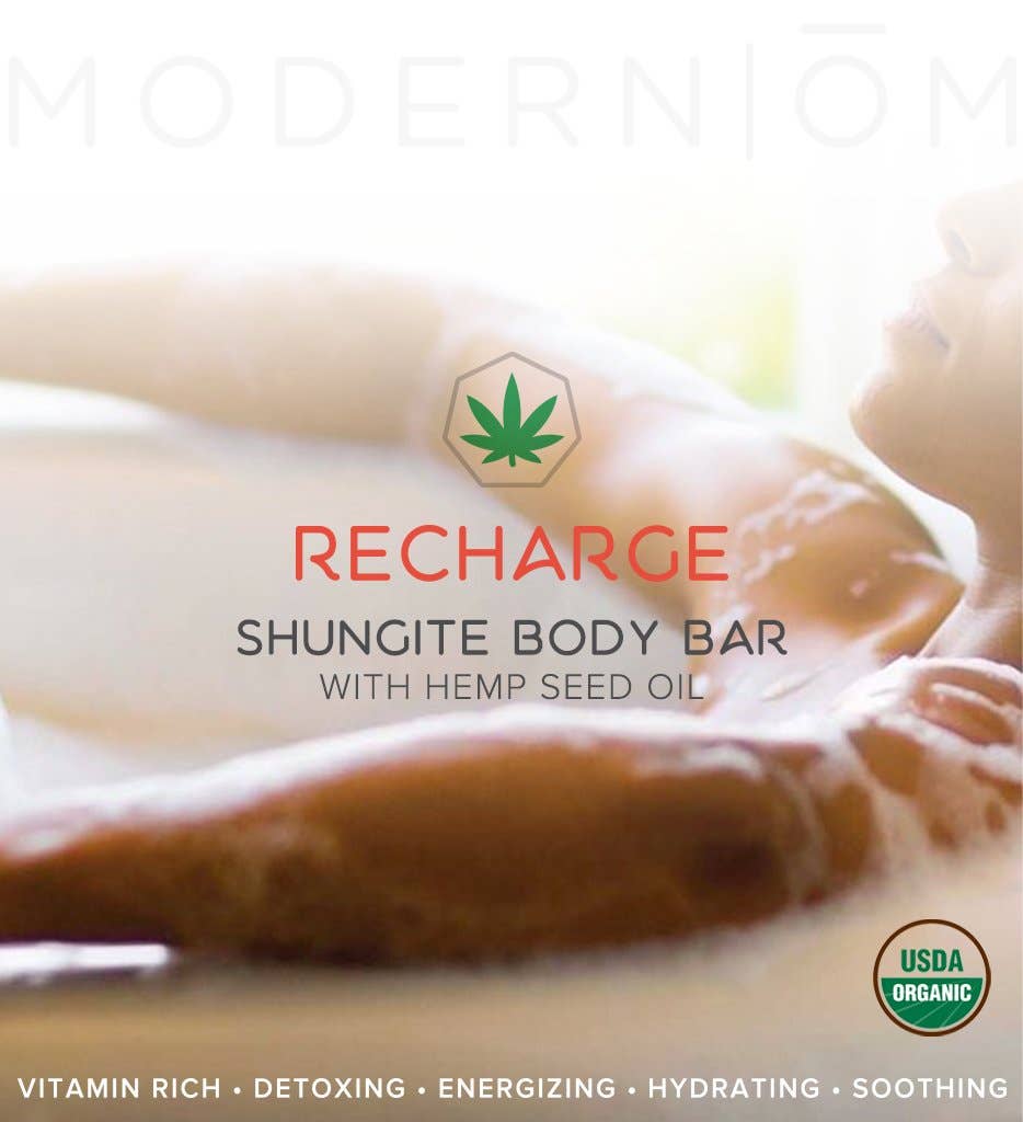 Shungite Hemp Soap| Recharge Bar