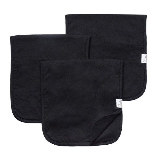 Burp Cloth Set of 3 | Black Basics