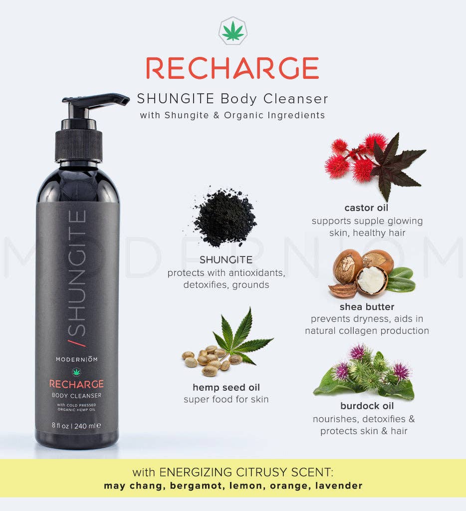 Shungite Body Cleanser: 8oz