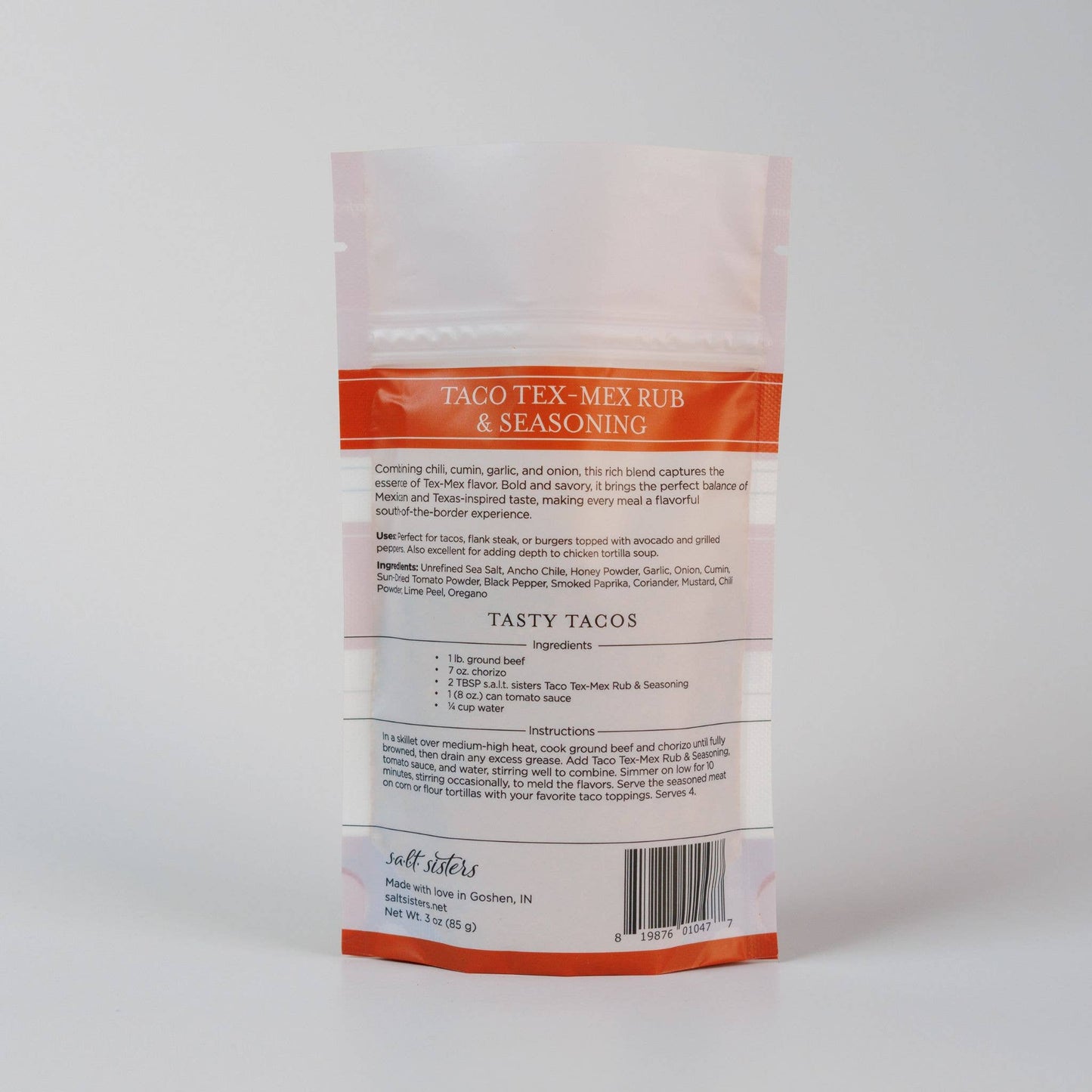 Rub & Seasoning Mix - Taco Tex-Mex - 3 oz