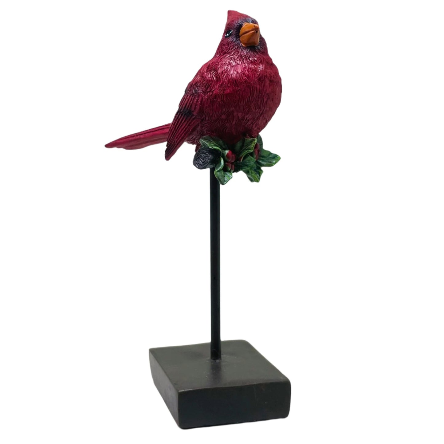 Red Cardinal On Black Base