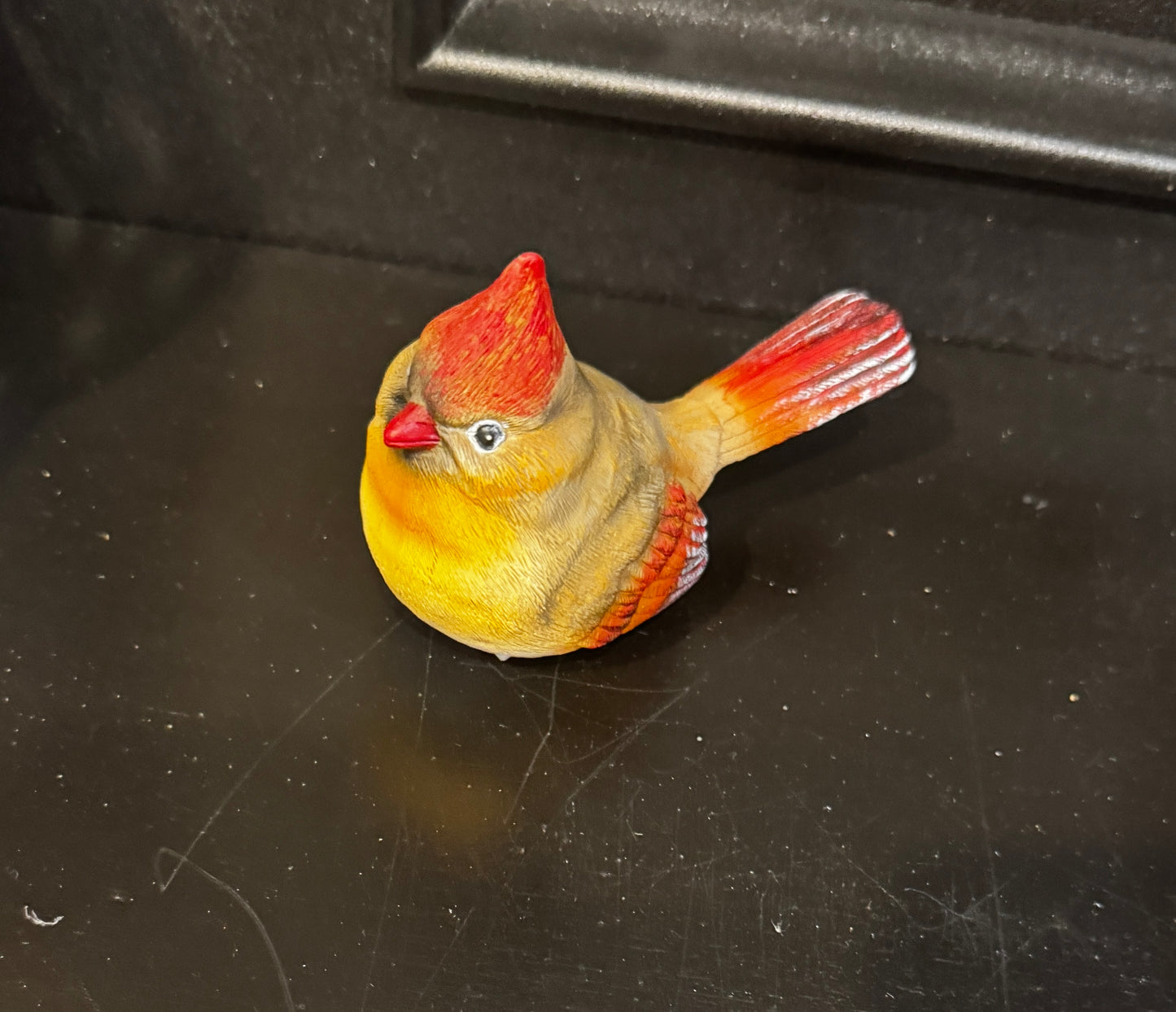 Small Female Resin Cardinal