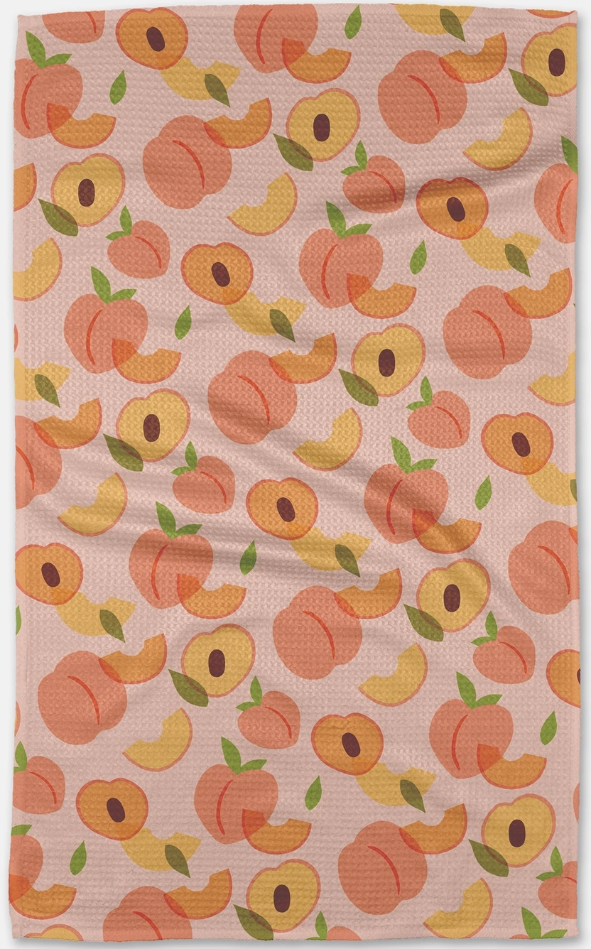 Peaches Tea Towel