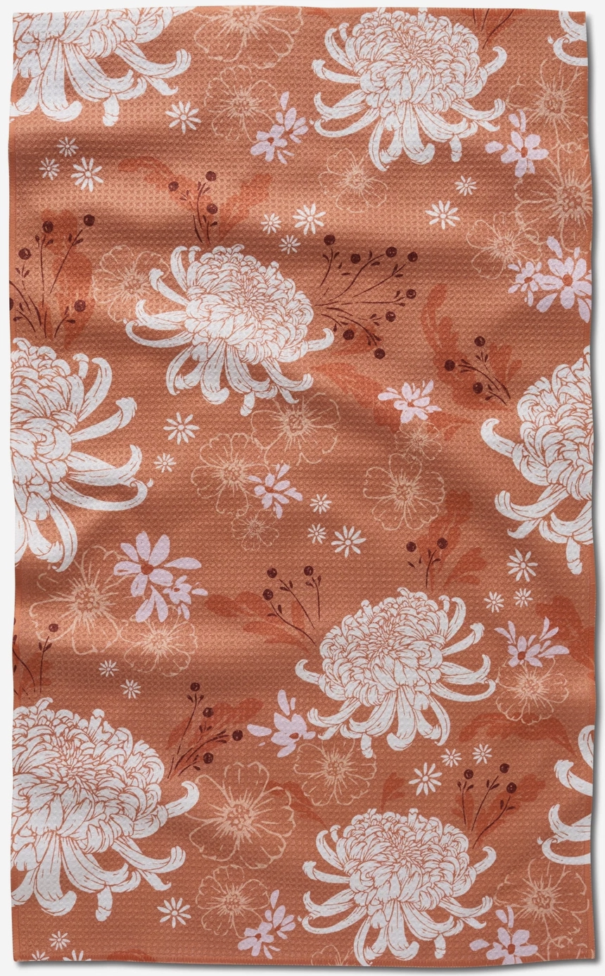 Chrys And The Mum Charm Tea Towel