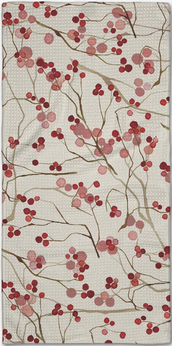 Berry Branches Bar Towel