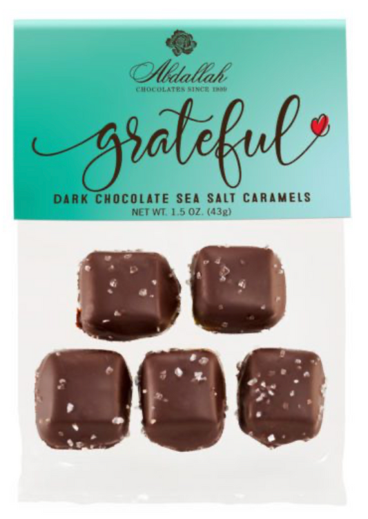Grateful Dark Chocolate Sea Salt Caramels