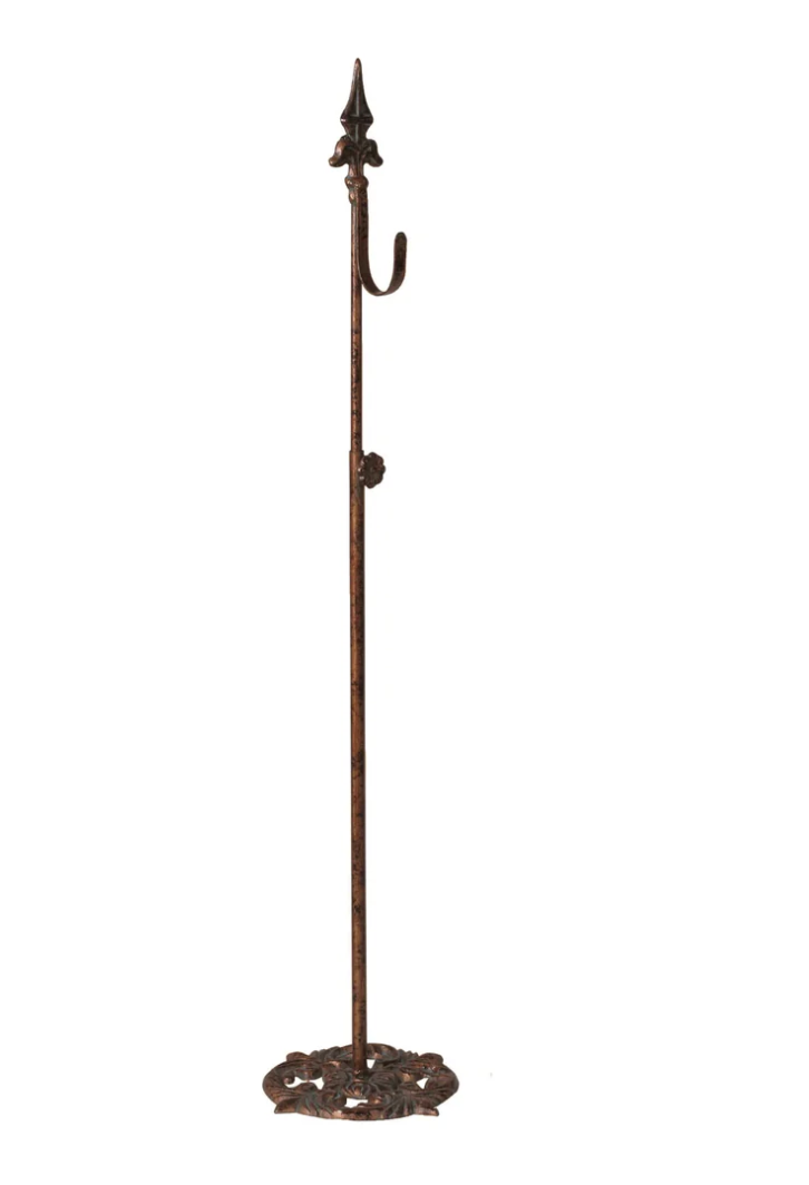 48” Metal Adjustable Wreath Holder*- Copper