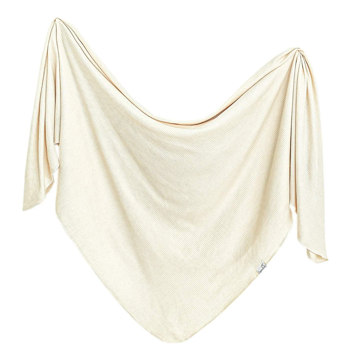 Swaddle Blanket -Moonstone Rib Knit