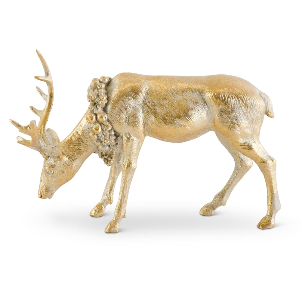 Antique Gold Reindeer
