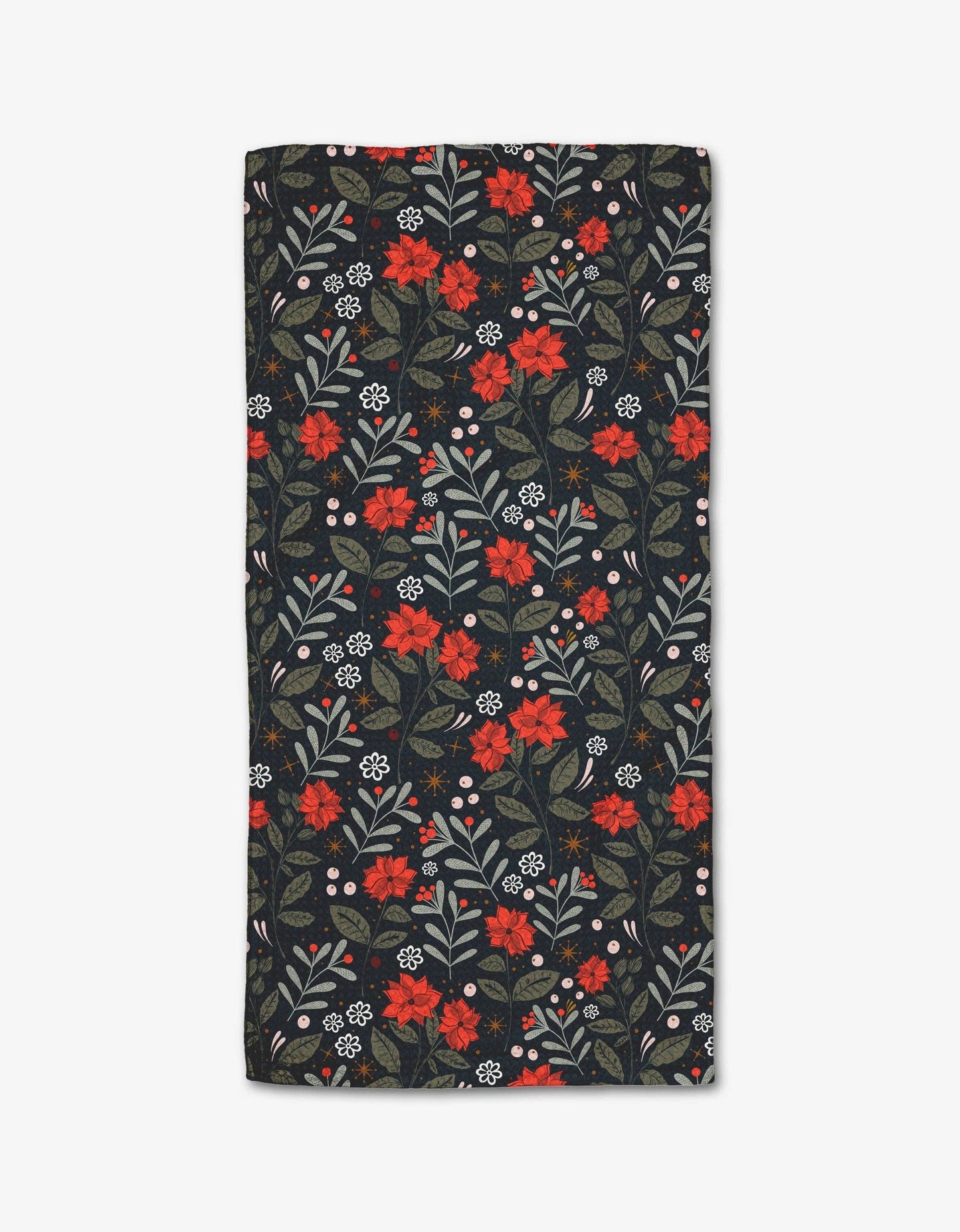 Holiday Florals Bar Towel