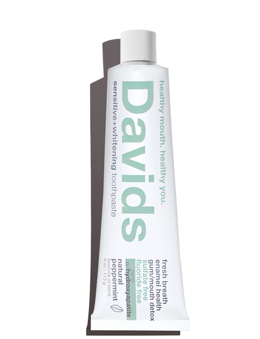 Davids Sensitive+Whitening Nano-Hydroxyapatite/ Natural Peppermint / 4 oz