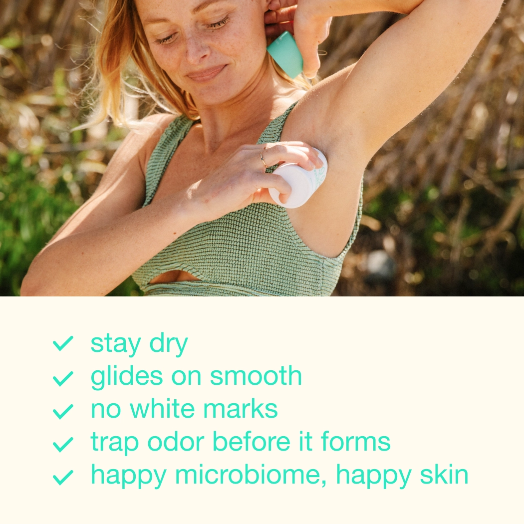 Hume Supernatural Natural Deodorant for Men & Women - Aluminum-Free, Probiotic, and Plant-Based - Long-Lasting Moisture Absorbing - Clean, Safe, and Effective