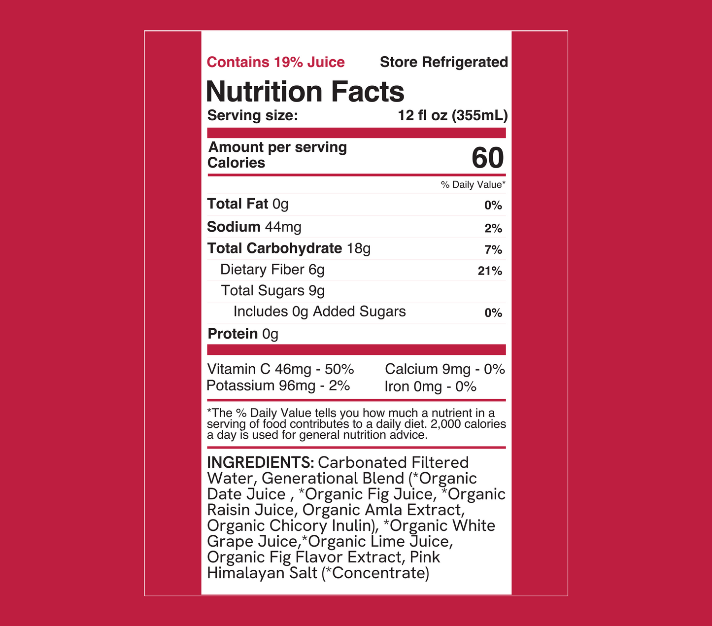 DATE KNIGHT | Sparkling Ayurveda Beverage |Case of 48 | 12oz