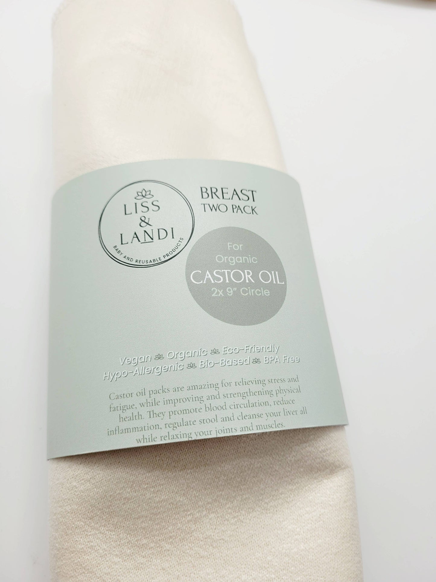 Pack for Organic Castor Oil - Breast