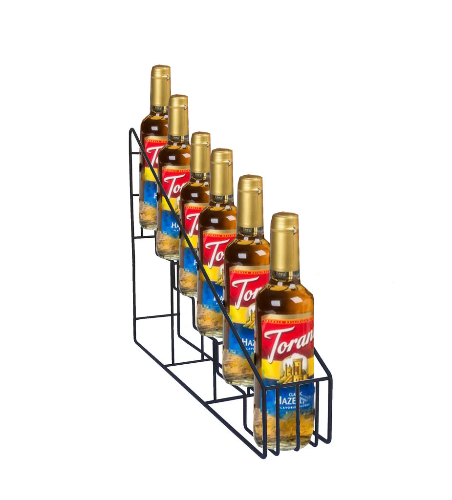 Torani 6 Bottle Wire Rack-Used for Display