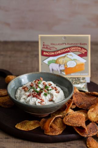 Halladay's Bacon Cheddar Onion Dip & Cooking Blend