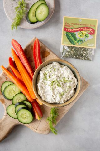 Cucumber Dill Dip| Cooking Blend
