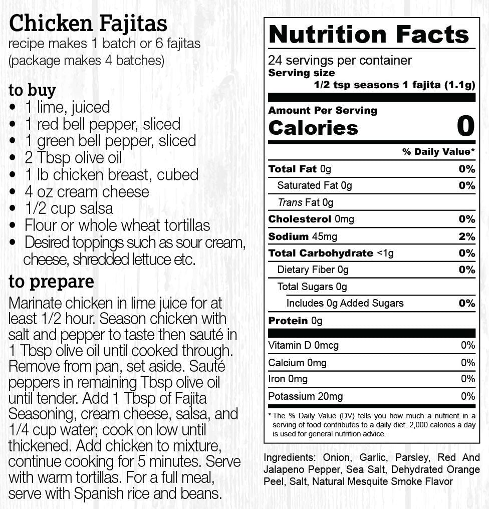 Chicken Fajitas | Chicken Seasoning