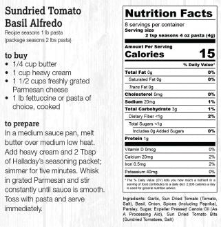 Sundried Tomato Basil Alfredo| Bistro Pasta