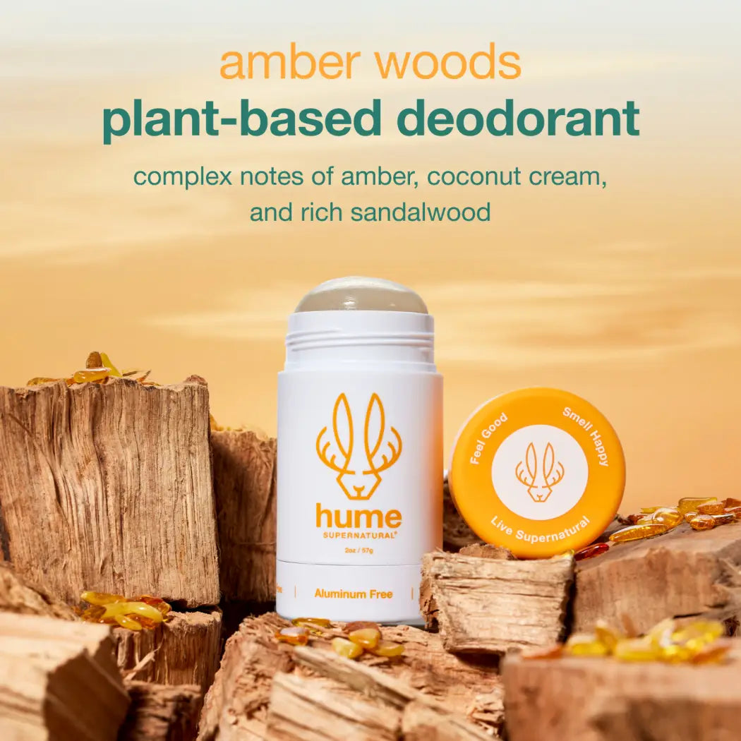Amber Woods Scent| Plant & Probiotic Deodorant