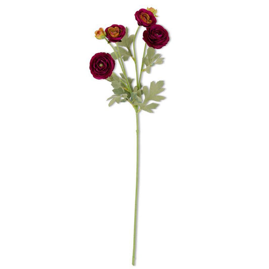 26 Inch Purple Ranunculus Spray