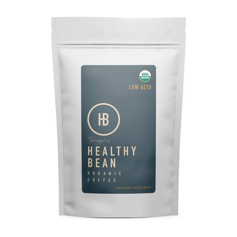 Healthy Bean Coffee - Espresso Whole Bean, Organic, Low Acid