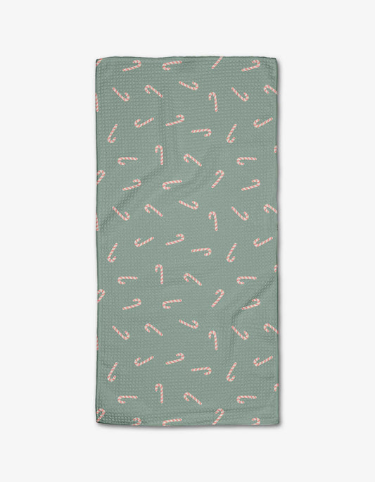 Cute Candy Canes Bar Towel