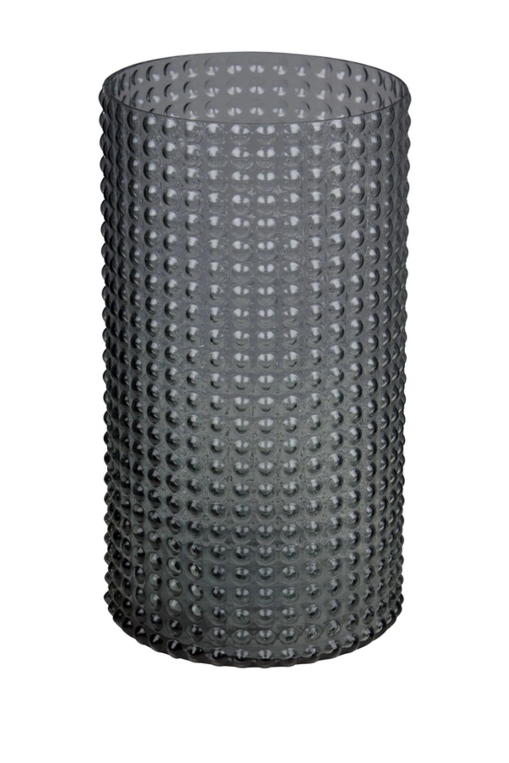 Gray  Hand BlownVase