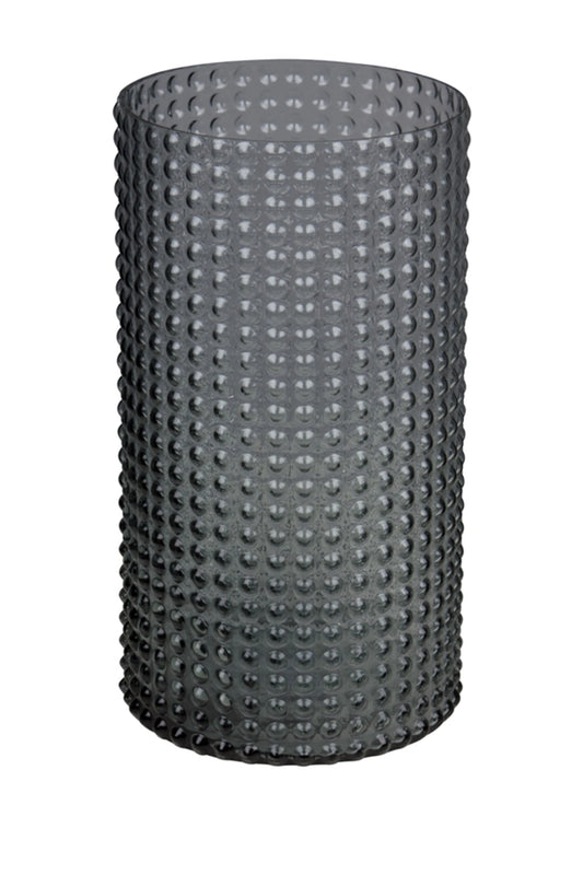 Gray  Hand BlownVase