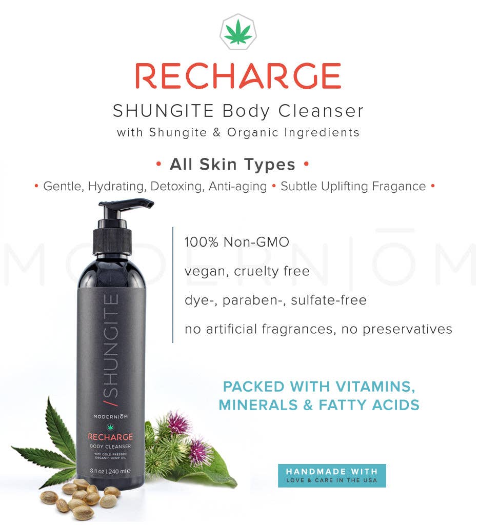 Shungite Body Cleanser: 8oz