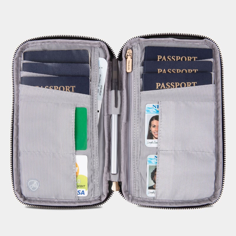 Multi passport holder- black