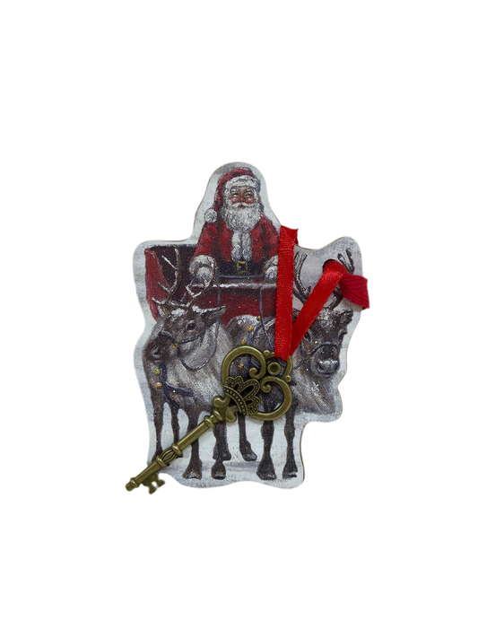 Santa’s Sleigh with Key