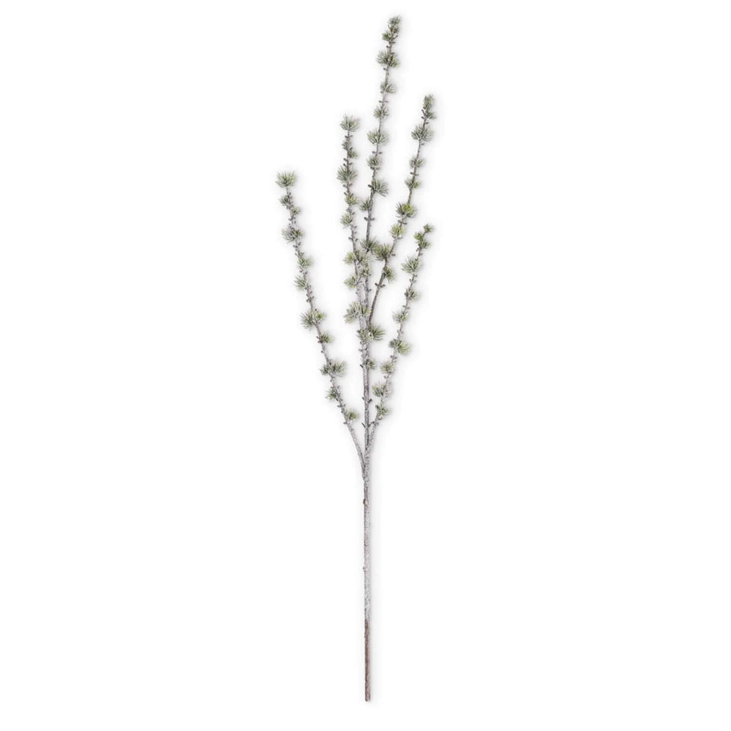 53386B-Mini Green Snowy Pine Stem