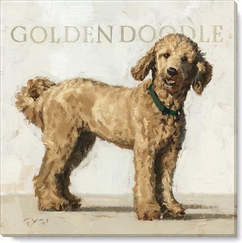 Goldendoodle Wall Hanging 9x9