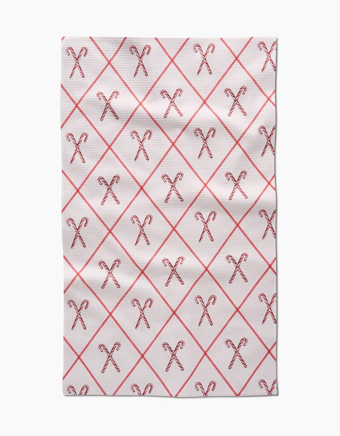 Festive Candy Canes|Tea Towel